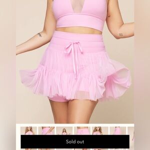 NWT Popflex pirouette skort Bubblegum S